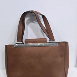 Michael Michael Kors Brown Leather Top Handle Bag- used