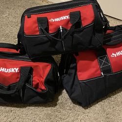 Husky Tool Bags Set Of  3