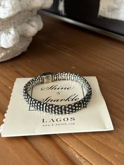 Lagos Silver Caviar Bracelet