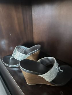 Calvin Klein Silver Sandals