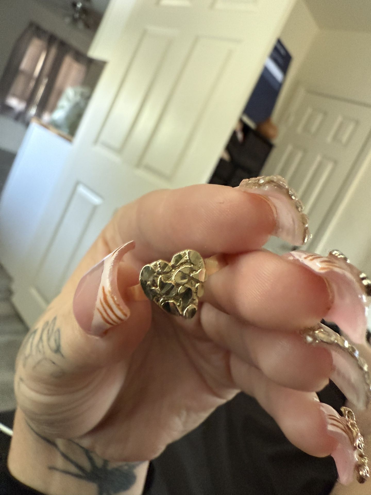 10 K Gold Heart Ring