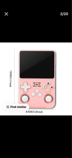 WUDS R36S Handheld Game Console 3.5 inch Retro Handheld Video Games Consoles Built-in Rechargeable Battery Portable Style Hand Held Game Consoles Syst