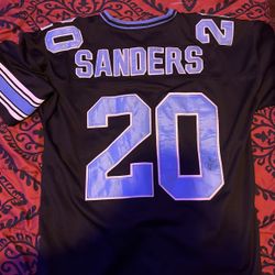 Barry Sanders Detroit Lions ( L ) Throwback Jersey 