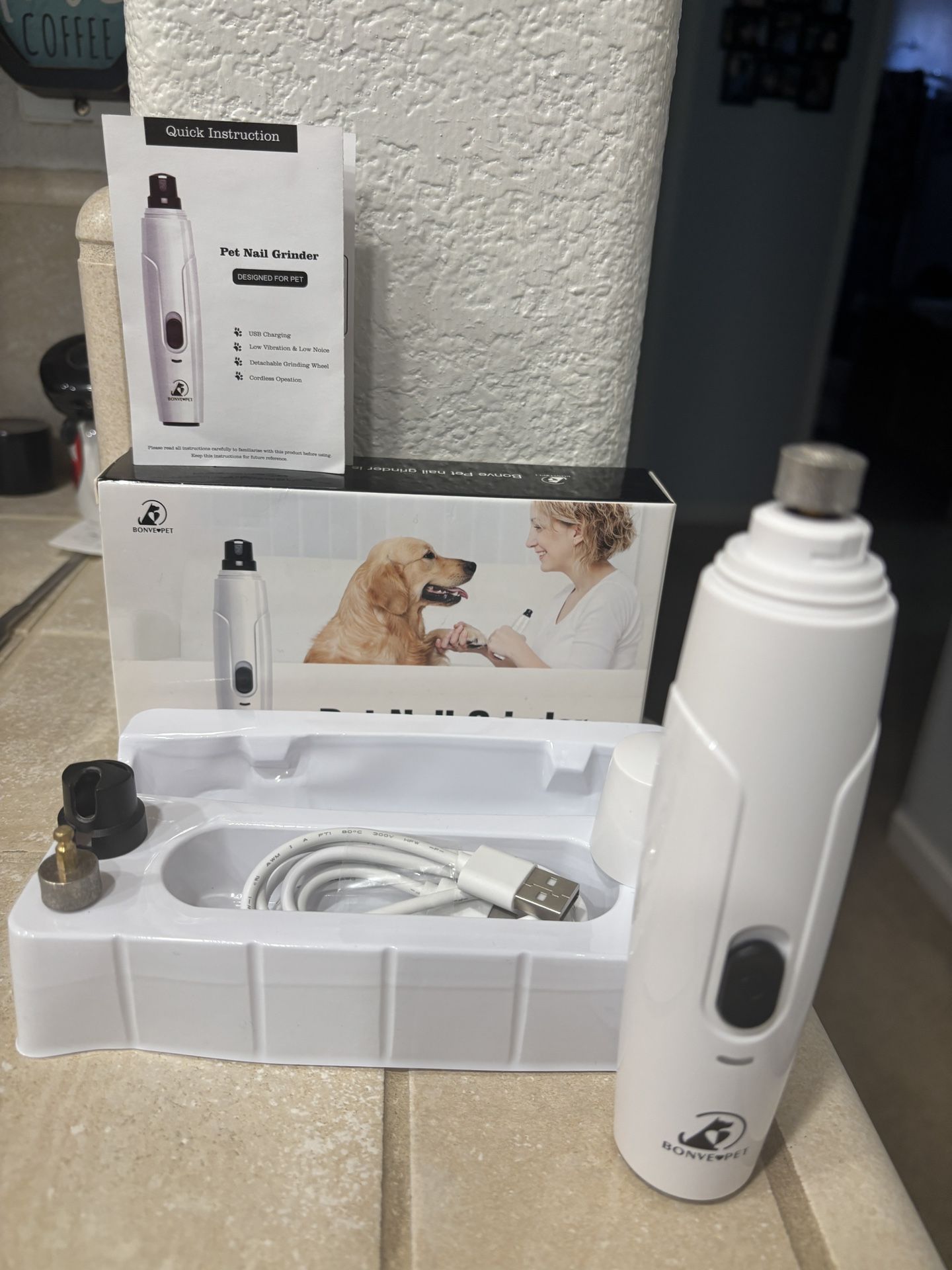 Bonve Brand Cordless Pet Nail Grinder