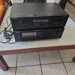 Onkyo Receiver And Tape Deck