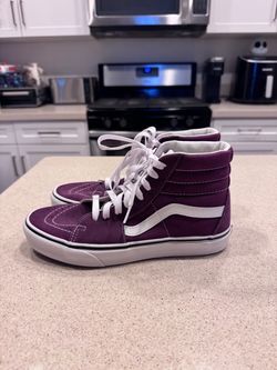 Vans Sk8-Hi Burgundy High-Top Sneakers