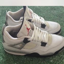 Jordan 4 White Cement 