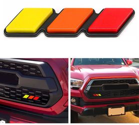 Toyota Tri-color grill badge