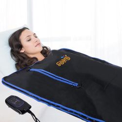 SOKO Far Infrared Portable Sauna Blanket for Home Detox, Portable Body Sauna Bag for Home Relaxation