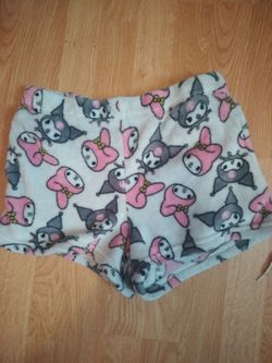 Hello kitty and friends fuzzy shorts
