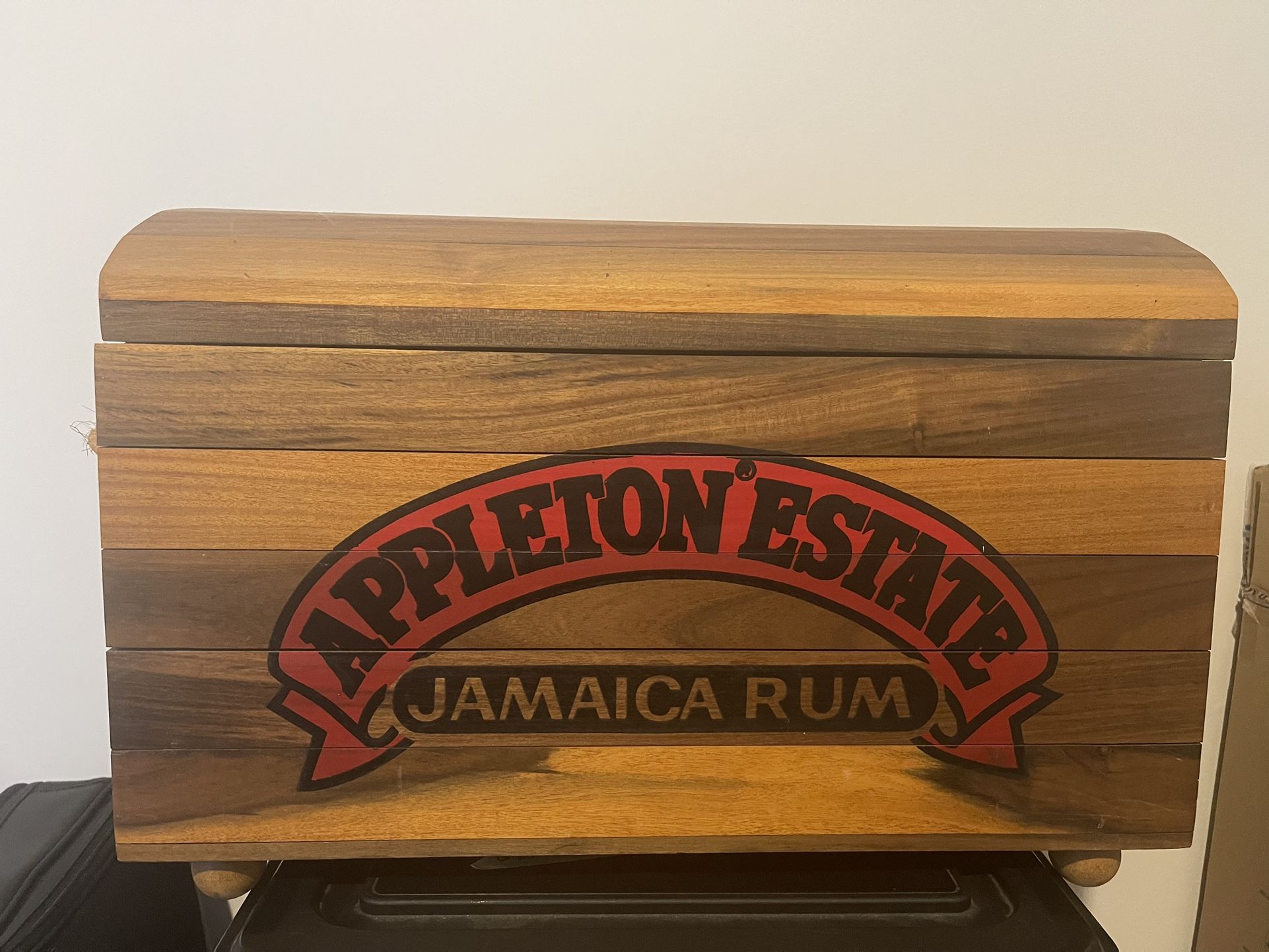 Wood Pirate Chest Appleton Estate Jamaica Rum