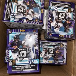 2025 Panini Optic Football NFL Blaster (Purple Shock) 