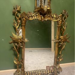 Gold Miror  antique 33”x56”