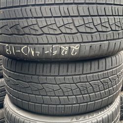 Set Or Tires (4) 225-40-18 Continental 