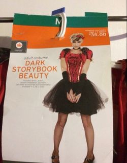 New Sexy Dark StoryBook Beauty Halloween Costume Sz.M
