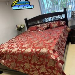 Eastern King Mattress And Boxspring Bed Set New 