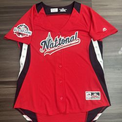 Majestic National League 2018 MLB All-Star Game MLB Stitched Jersey Women’s L  100% authentic. Lightly worn, good condition.   The product is a women'