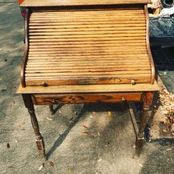 Antique hide away desk