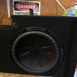 2 - 12" Kicker CompR 4 Ohm Subwoofers