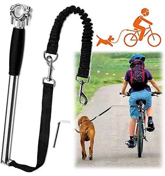 Hands Free Dog Bike Leash,Dog Bicycle Exerciser Leash for Exercising Training