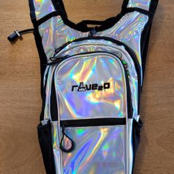 Anti Theft Rave Hydration Backpack - 1.5L Insulated Water Backpack for Raves, Festivals, Hiking, Run