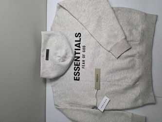 Fear of God Essentials Hoodie Oatmeal