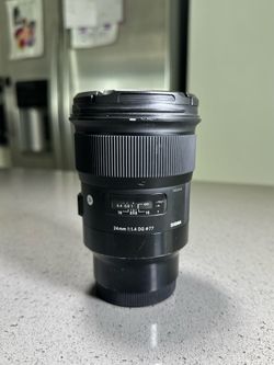 Sigma Art 24mm f1.4 Sony e mount lens