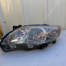 2009-2010 Left Front Highlights Toyota Corolla