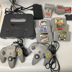 N64 Bundle - Console + Controllers + Games 