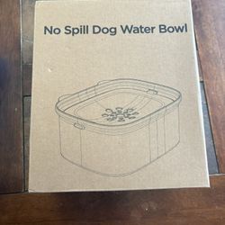 No Spill Dog Water Bowl