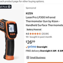 New laser Pro thermometer 