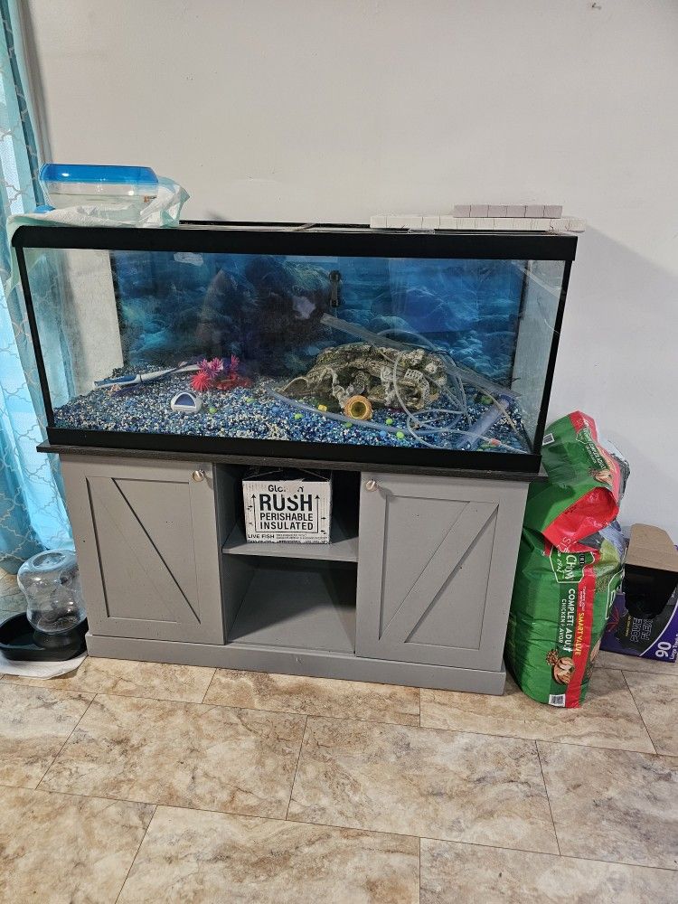 75 Gallon Fish Tank And Stand