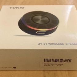 Waterproof Portable Bluetooth Shower Speaker with LED Light