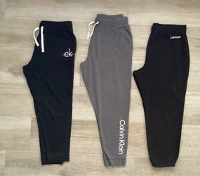 Calvin Klein Sleepwear Sweatpants - 3 pairs, black and gray - Women’s size XL