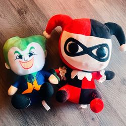 Harley Quinn And Joker Plushes