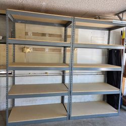 American Made Steel Heavy Duty 48 in W x 24 in D Boltless Storage Rack Shelving Stronger Than Homedepot Lowes And Costco Delivery Available