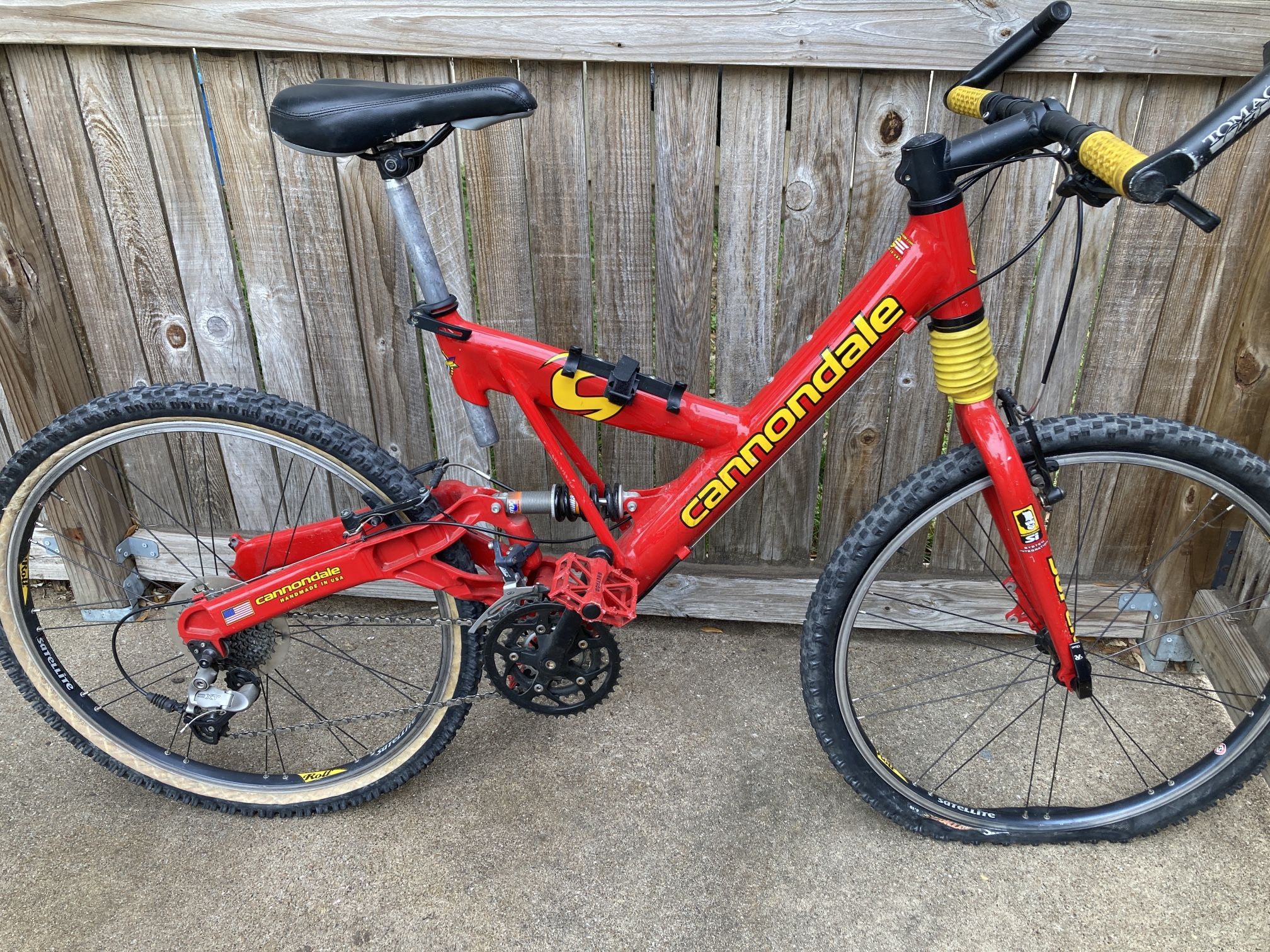 Vintage Cannondale V 500 Dual Suspension Mountain Bike - Made In USA