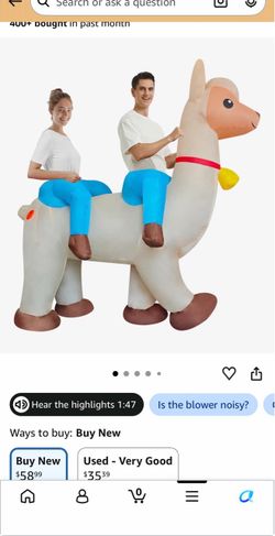 2 person Llama costume