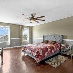 Queen Bed With Mattress And Nightstand 