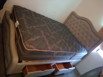 Queen bed frame