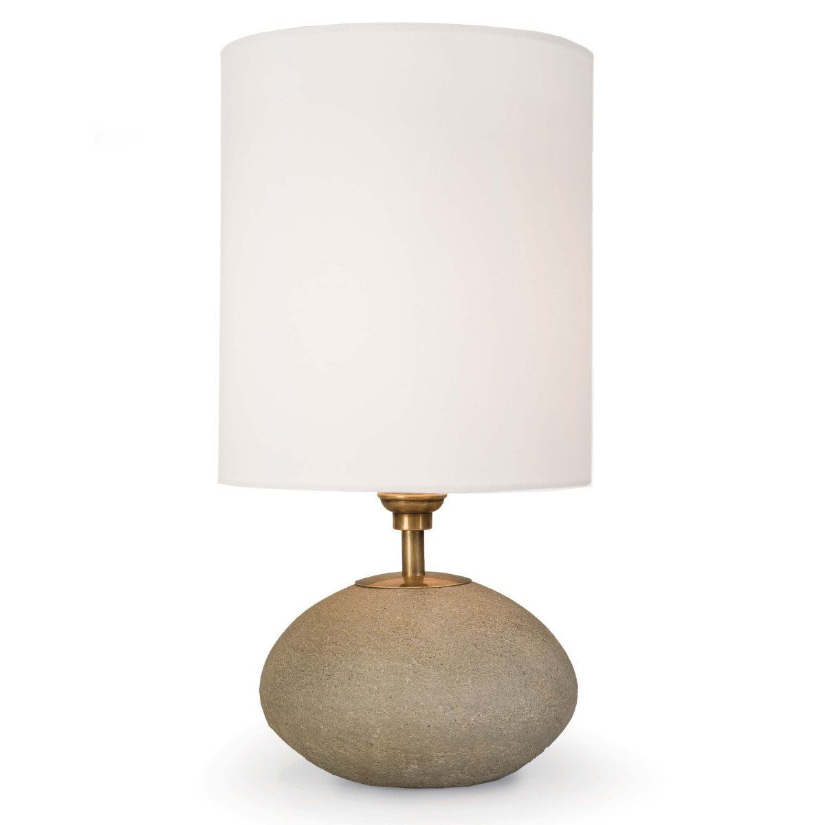 Regina Andrew Orb 40 Watt Max Grey and Concrete 1 Socket Mini - Decorative Table Lamp