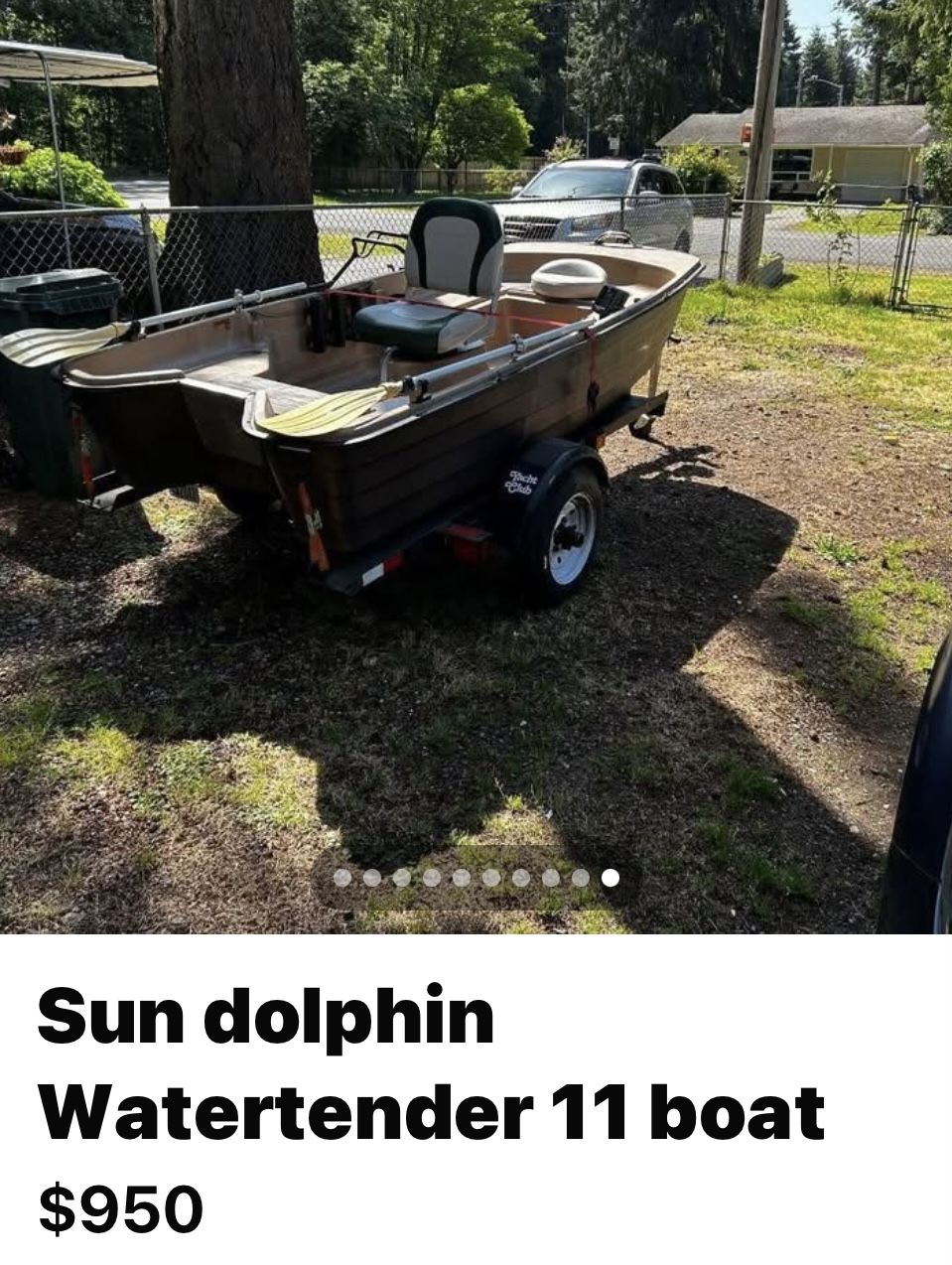 2001 Sun Dolphin Water Tender 11