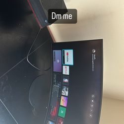 Curved Monitor And Xbox Series S