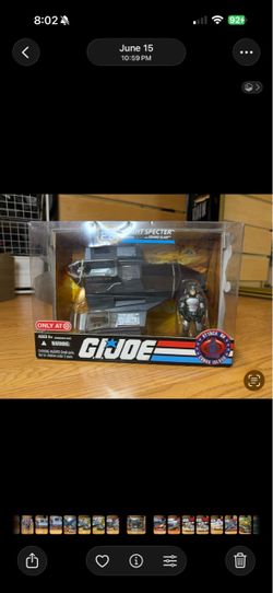GI Joe 25th Anniversary Night Specter w/ Grand Slam Target Exclusive SHARK
