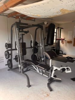 Marcy Smith Machine / Cage System + Full Weight Set