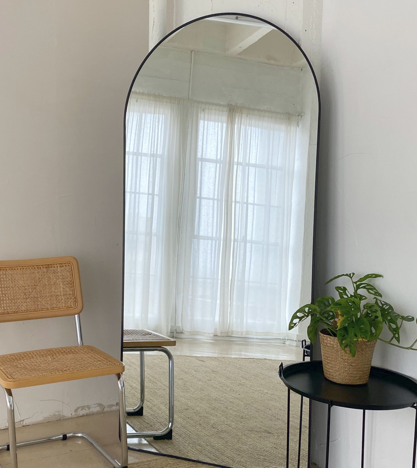 71x32 West Elm Dupe Black Arch Mirror LA