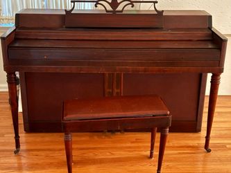 Free Upright Piano with Bench