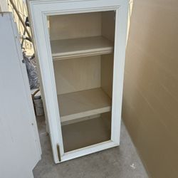 2 Glass Cabinets 