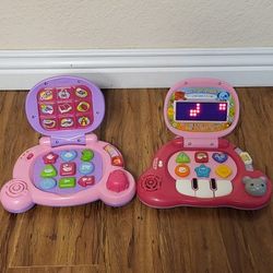 Practically New Learning Laptop Toy With Sounds, Lights And Music  ( $15 Each).