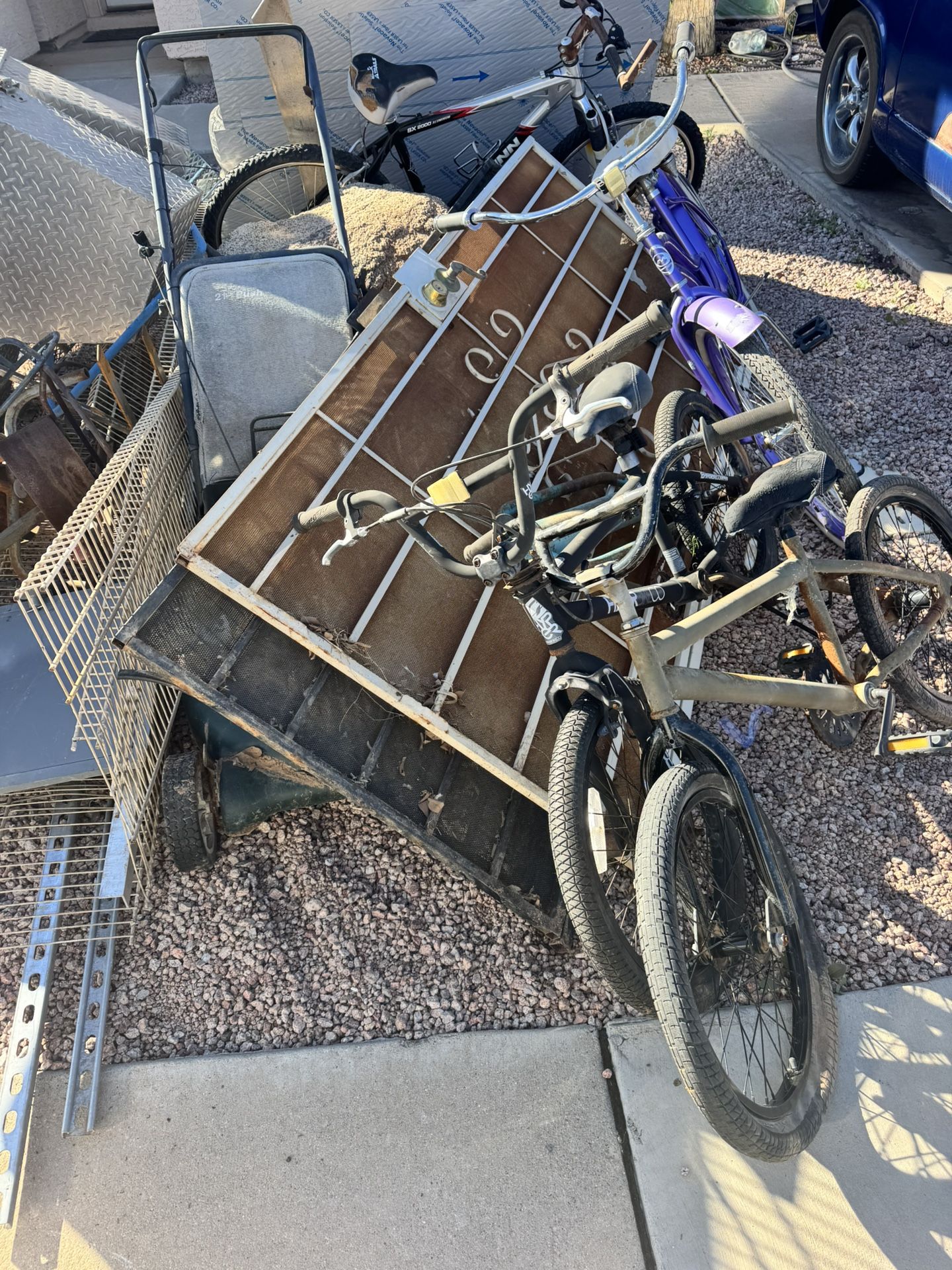 Scrap Metal  and Aluminum Diamond Plate